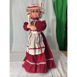 24” Animated Mrs Claus Taiwan No Sound No Movement Vintage 70s/80s